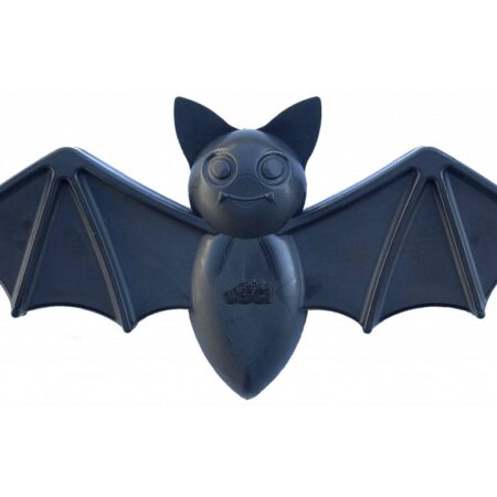 SodaPup netopýr, super odolná nylonová žvýkací hračka – černá